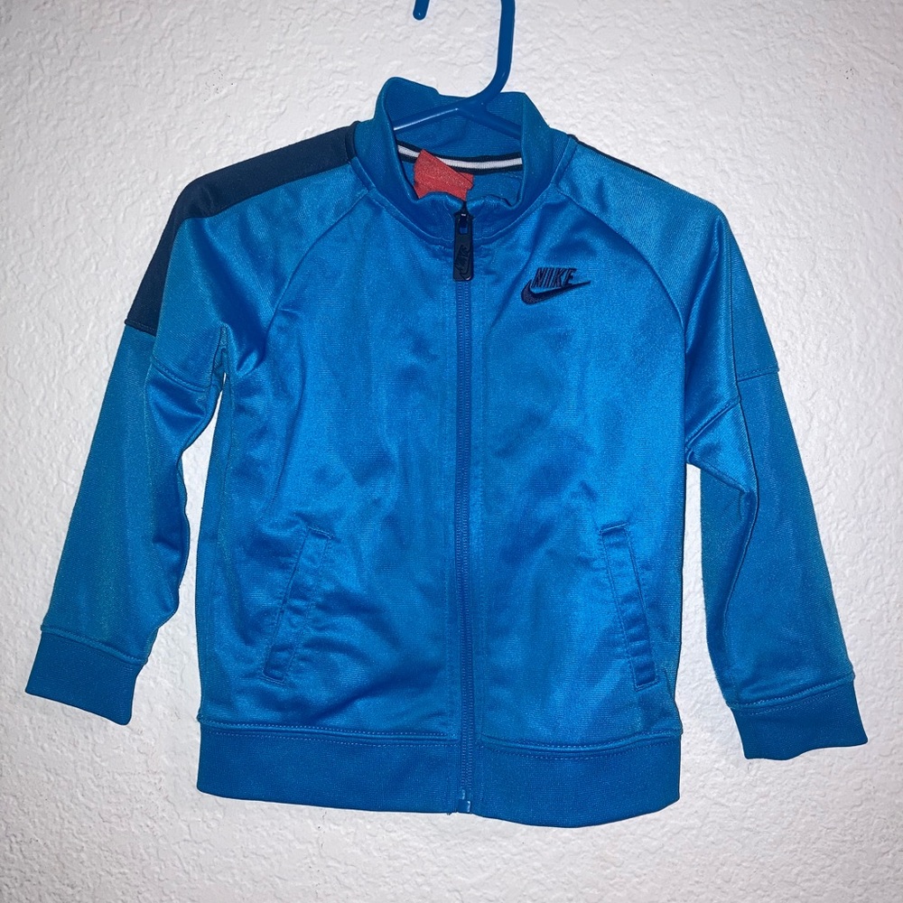 Blue Nike Athletic Jacket Zip Up